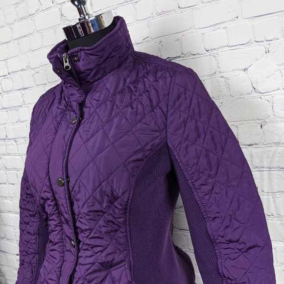WEATHERPROOF Quilted purple jacket | M - Picture 5 of 9
